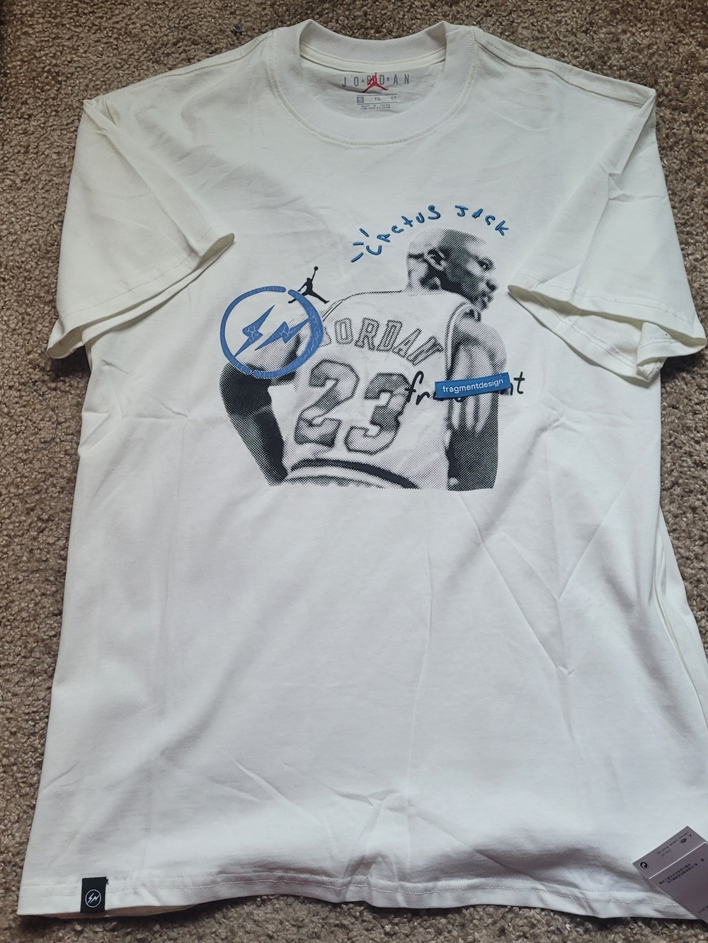 Jordan Cactus Jack White Graphic T-Shirt